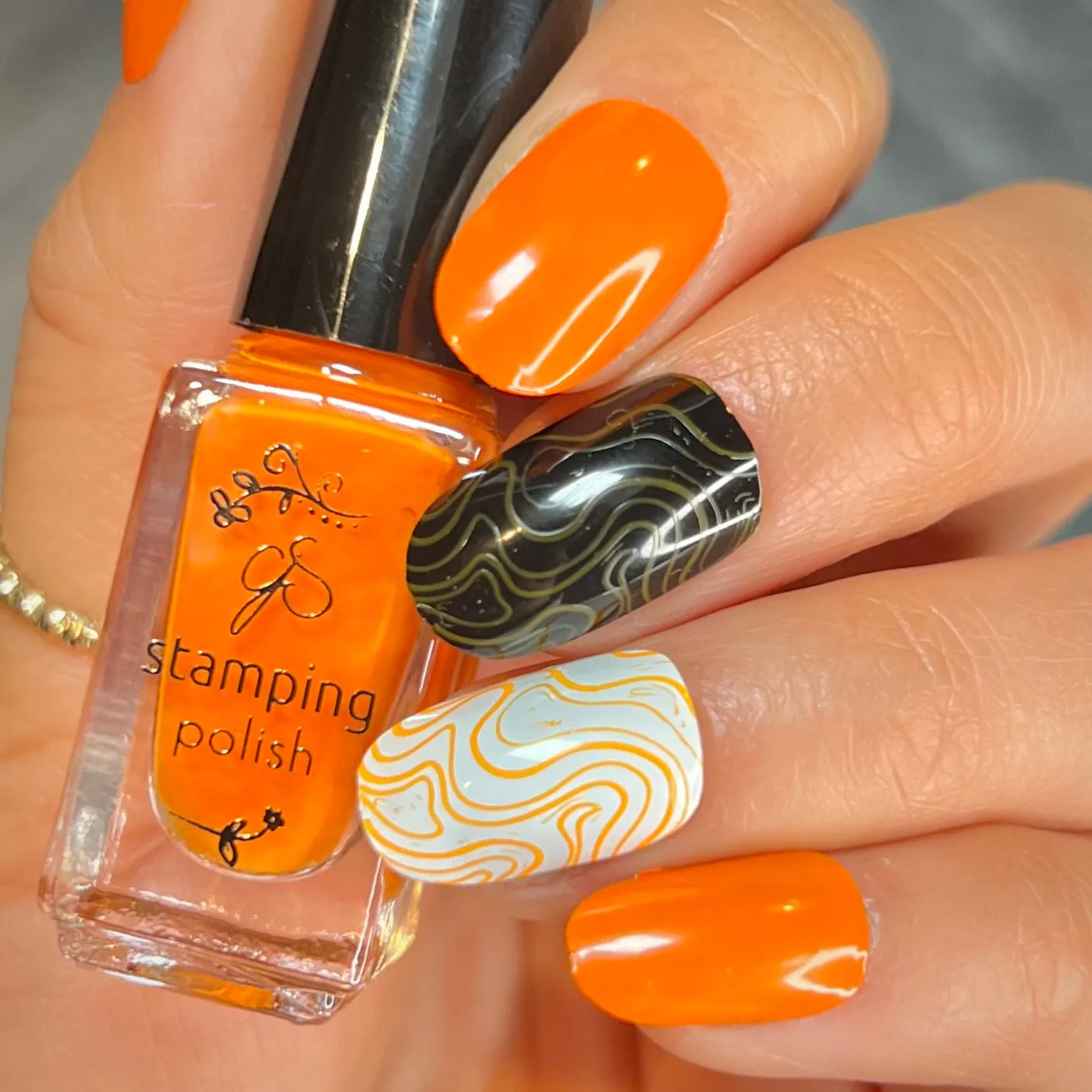 Clear Jelly Stamper 22 Clementine stamping lak orange 5 ml