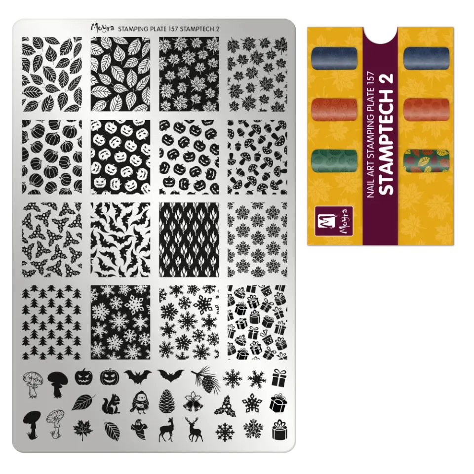 Moyra Stamptech 157 stampingplade stor