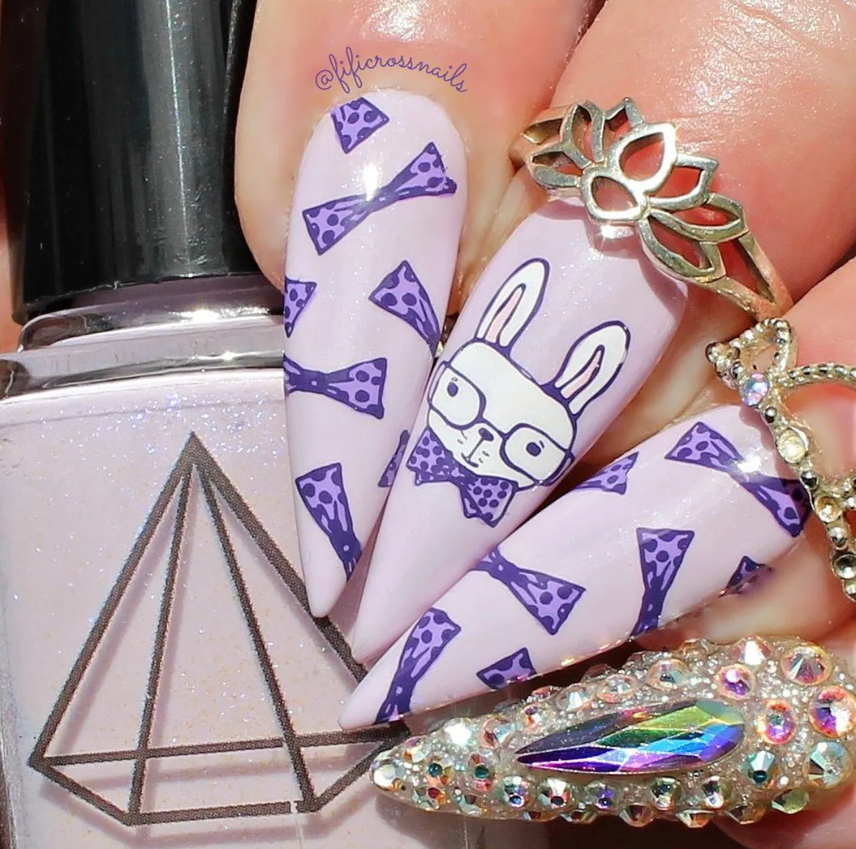 Clear Jelly Stamper CjSH-65 Hipster Bunnies stampingplade