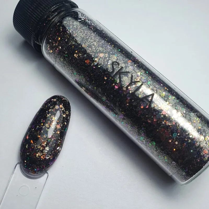 Indigo Nails Skyla Glitter negleglitter lys blå