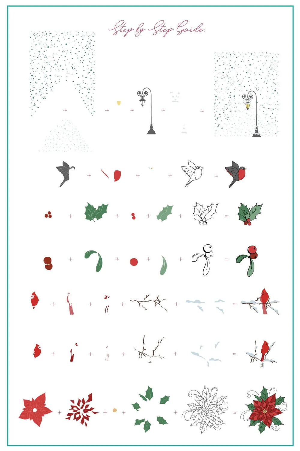Clear Jelly Stamper CjSC-85 Debbie's Fav's stampingplade vinter
