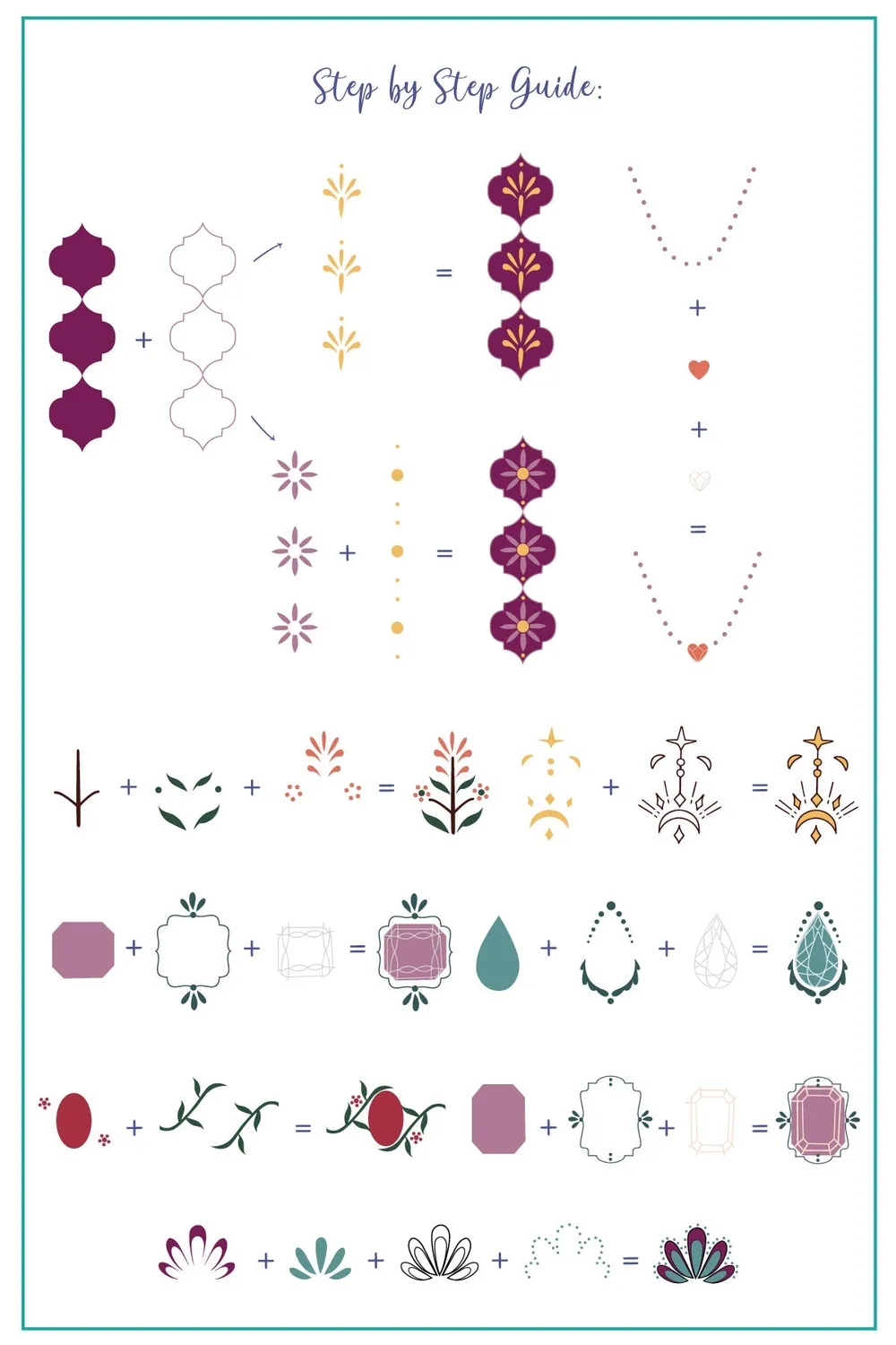 Clear Jelly Stamper Enchanted Gems CJSLC-101 stampingplade gems