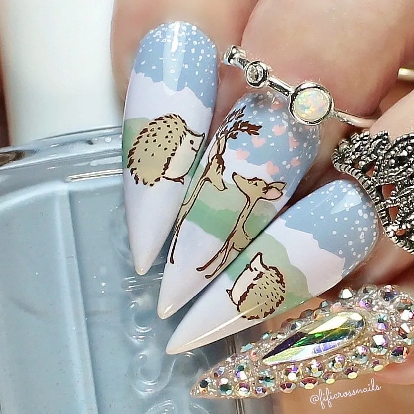 Clear Jelly Stamper CjSC-32 Sweetest Season stamping plade dyr 14,5 cm