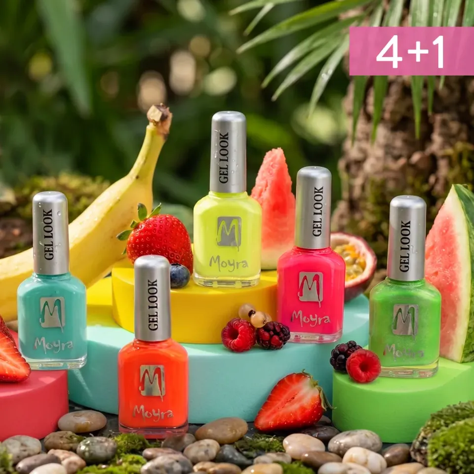 Moyra Gel Look neglelak Juicy Summer 5x12 ml neon