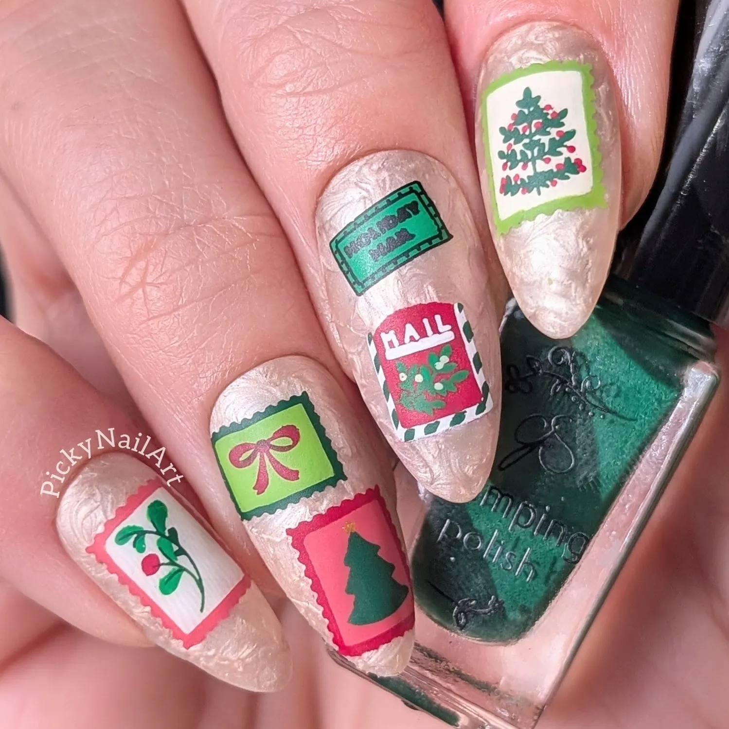 Clear Jelly Stamper CjSC-97 Sugarplum Post stampingplade jul