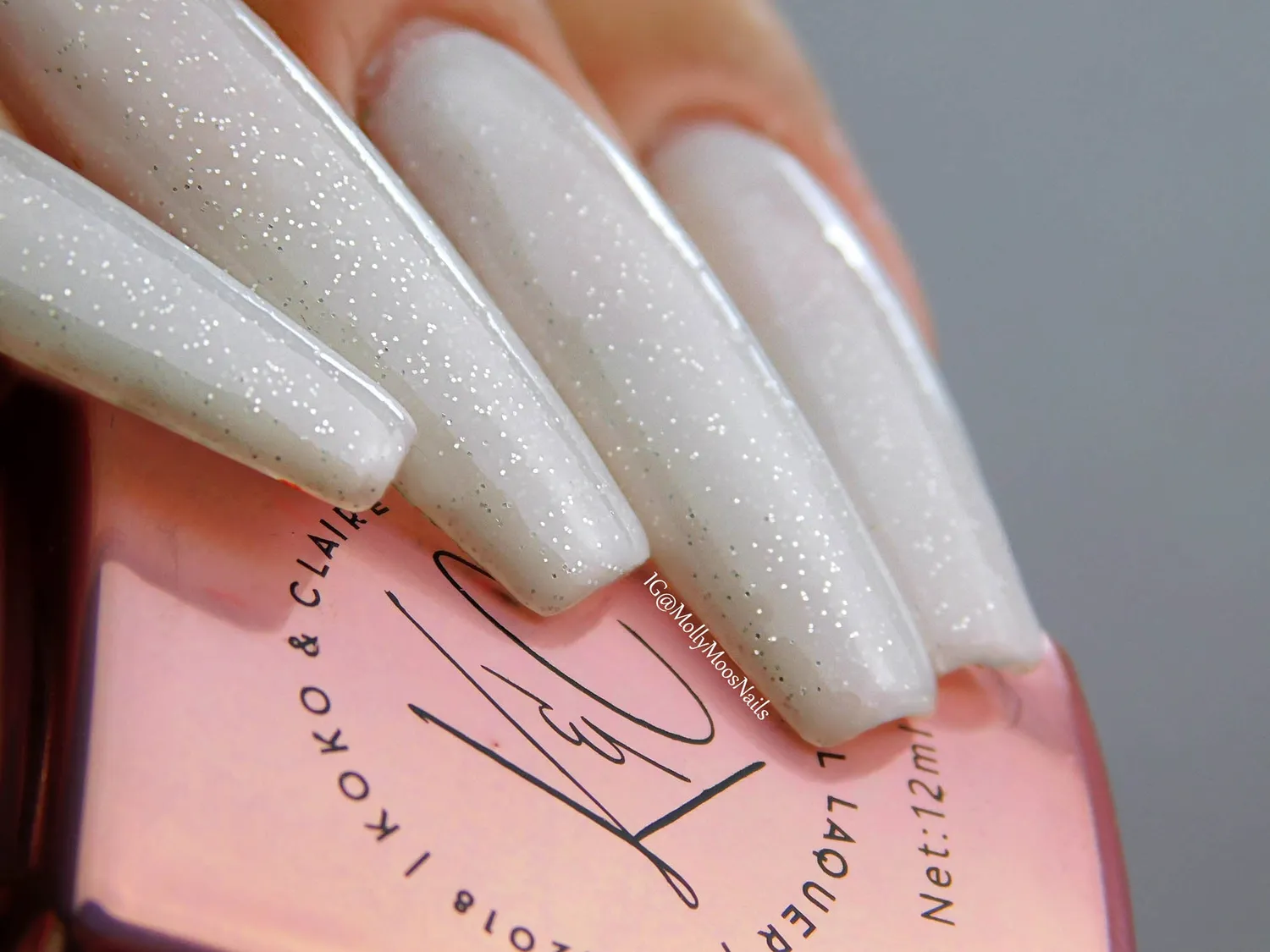 Clear Jelly Stamper KoKo & Claire 0138 Uber Beach gel polish hvid 12ml
