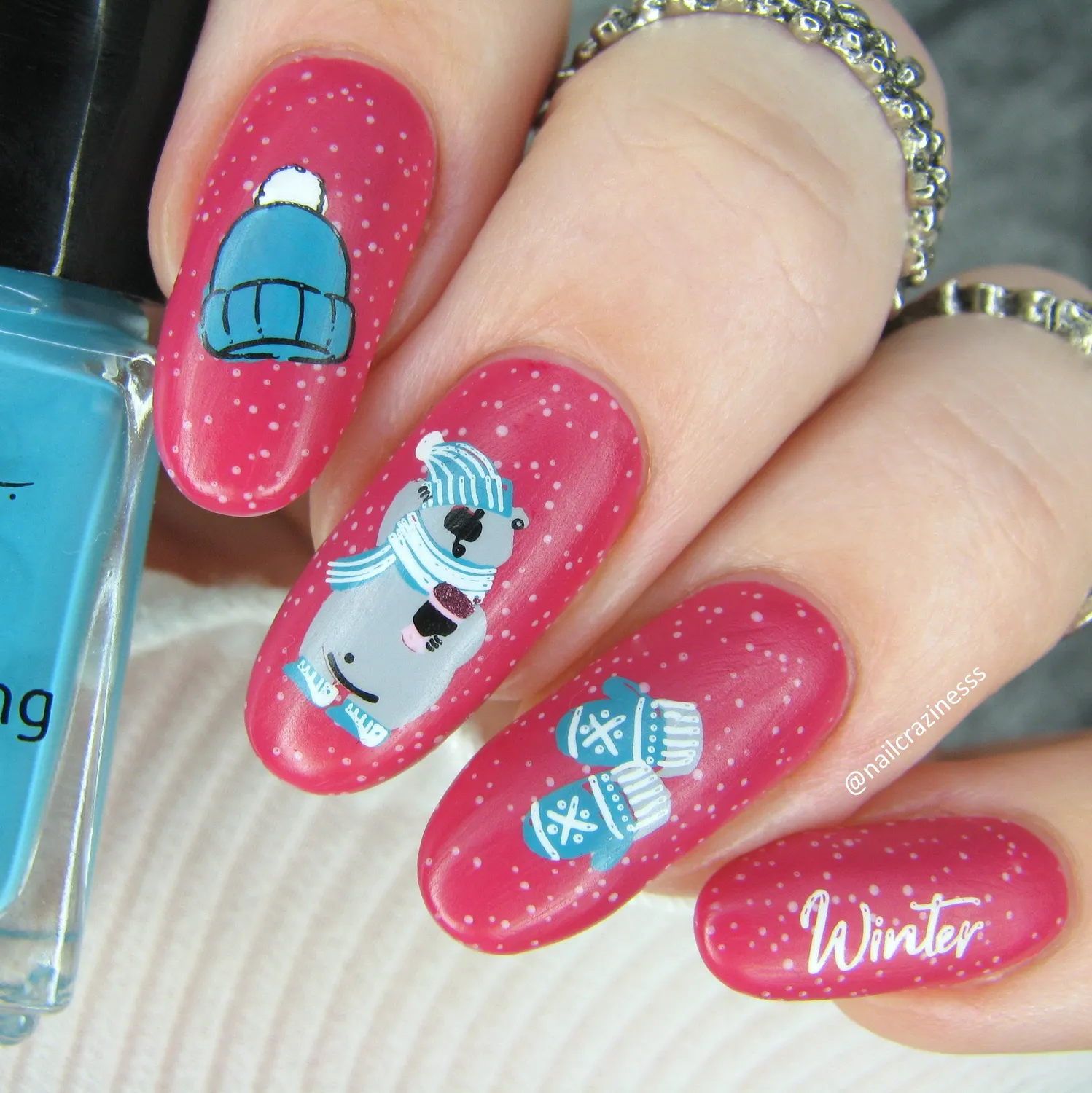 Clear Jelly Stamper LE-07 Frosty stamping plade vinter jul