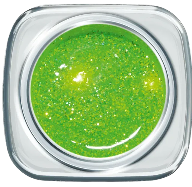 Nail Supply Glitter 397 Caicos Green gel 5g grøn