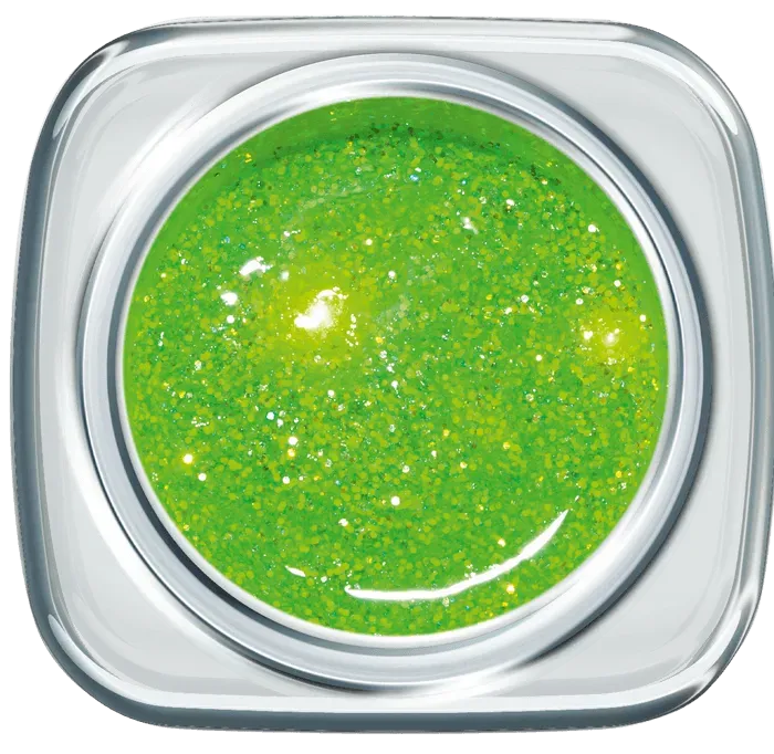 Nail Supply Glitter 397 Caicos Green gel 5g grøn