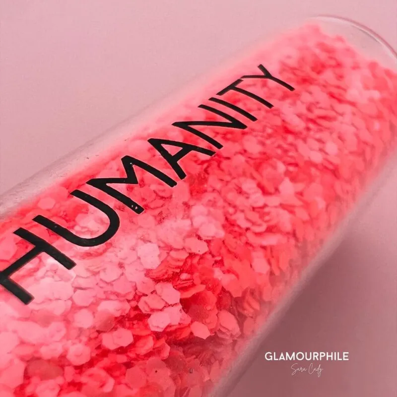 Indigo Nails Humanity Glitter neglitter fin