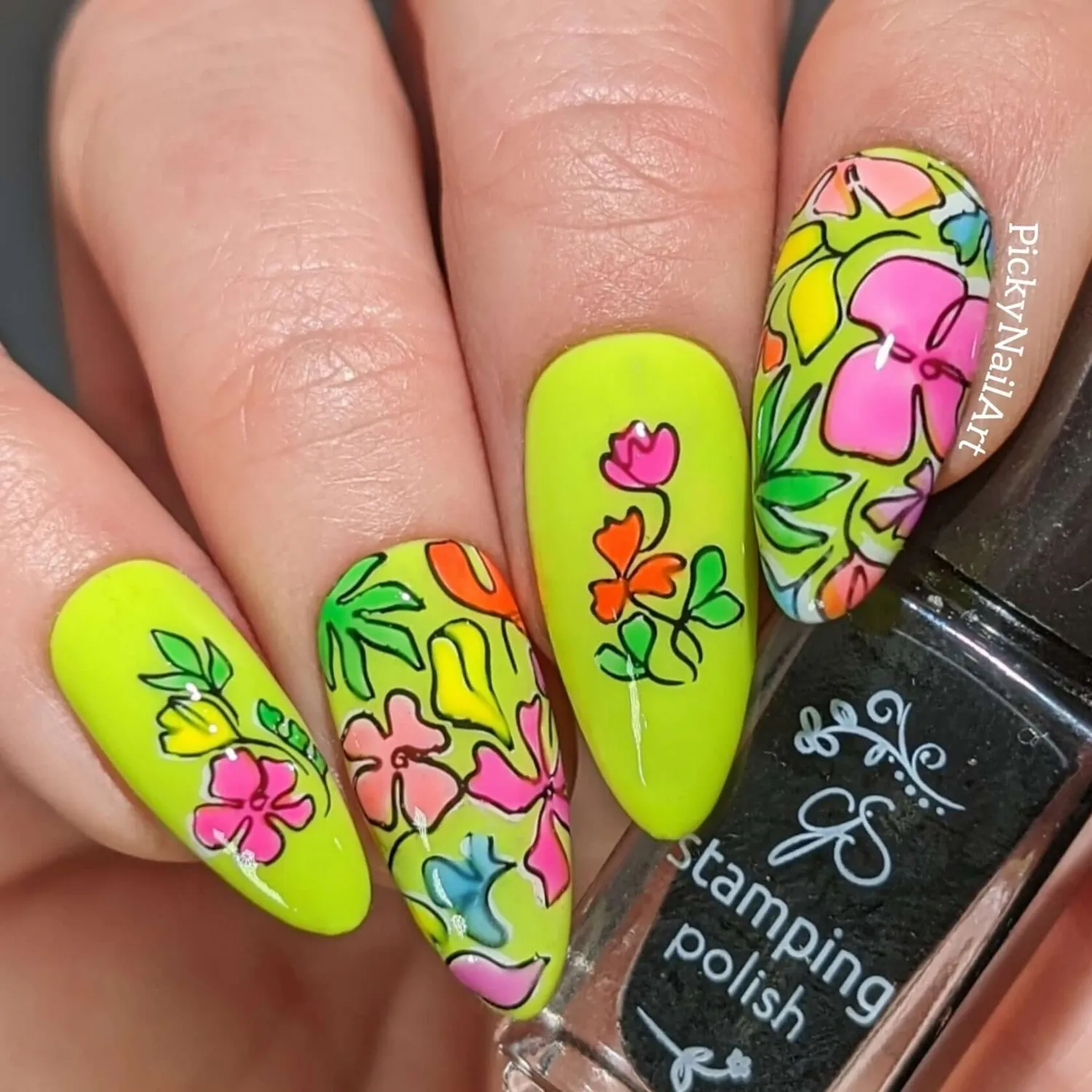 Clear Jelly Stamper Coloring Book Floral CJS-332 stampingplade blomster