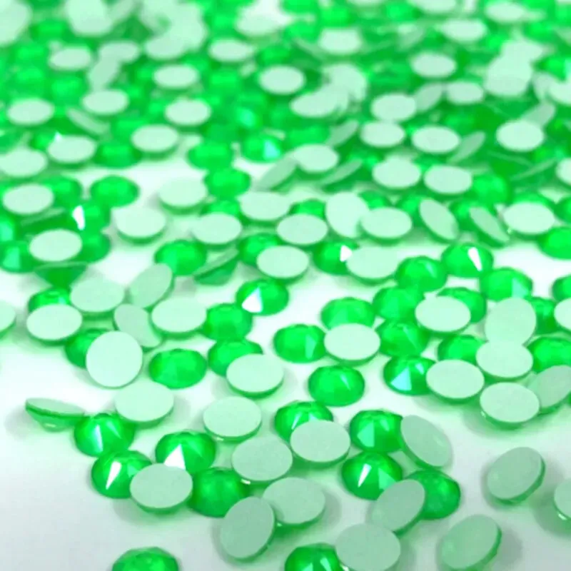 Beautystones Crystal Electric Green neglekrystaller