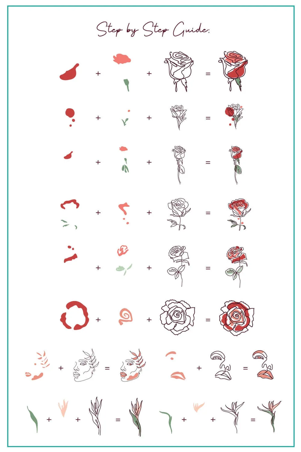 Clear Jelly Stamper CJS-334 Artsy stamping plade line art