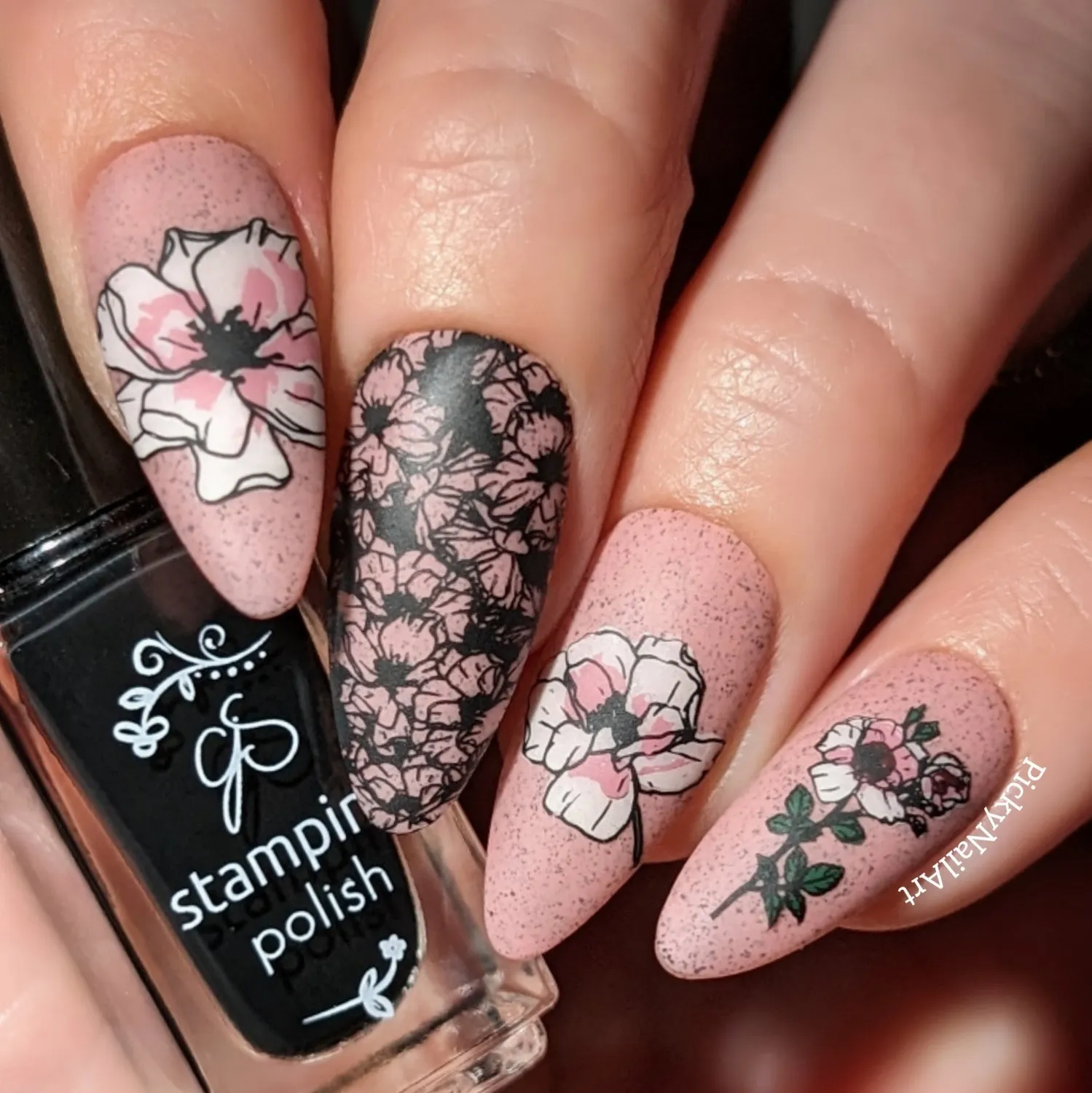 Clear Jelly Stamper CJS-337 Floral Cascade stampingplade