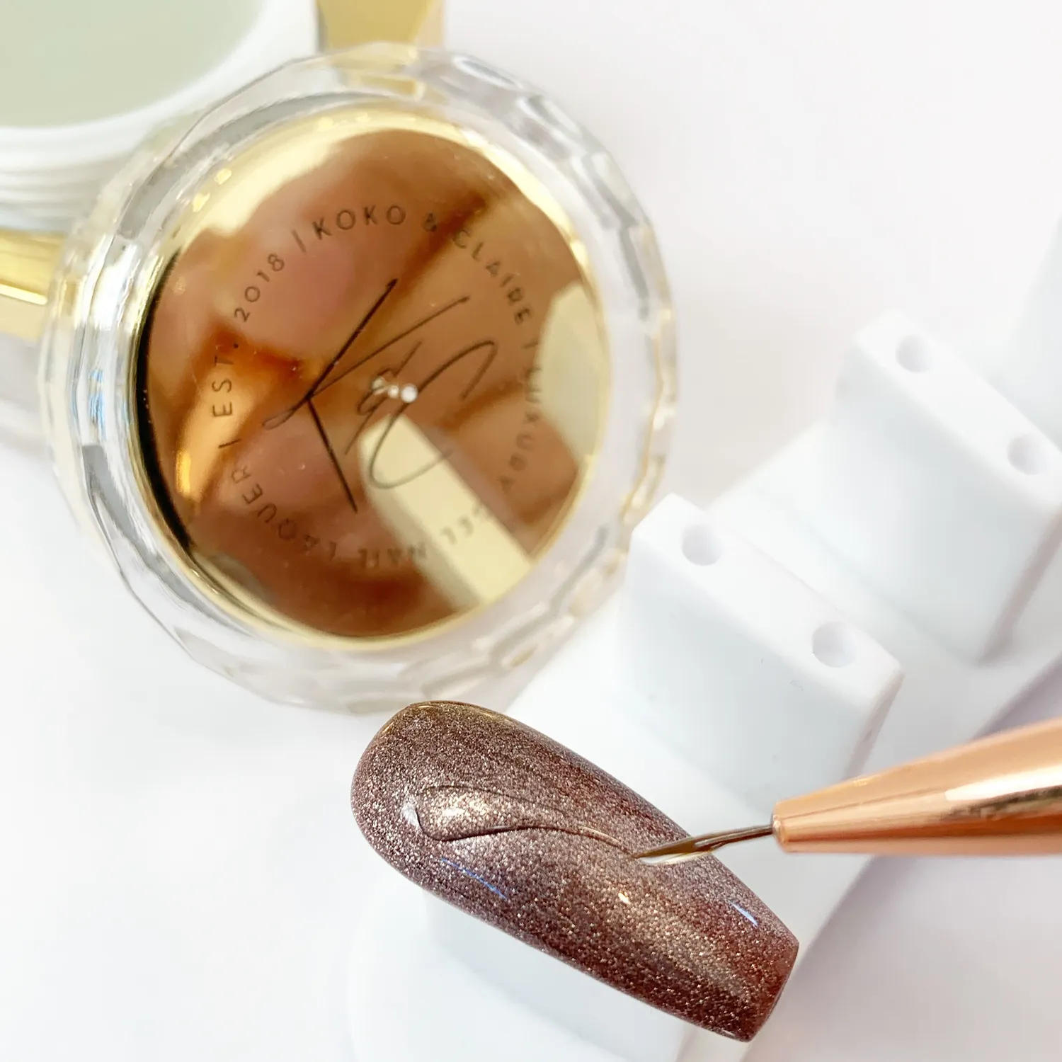 Clear Jelly Stamper Koko & Claire 3D nail art gel