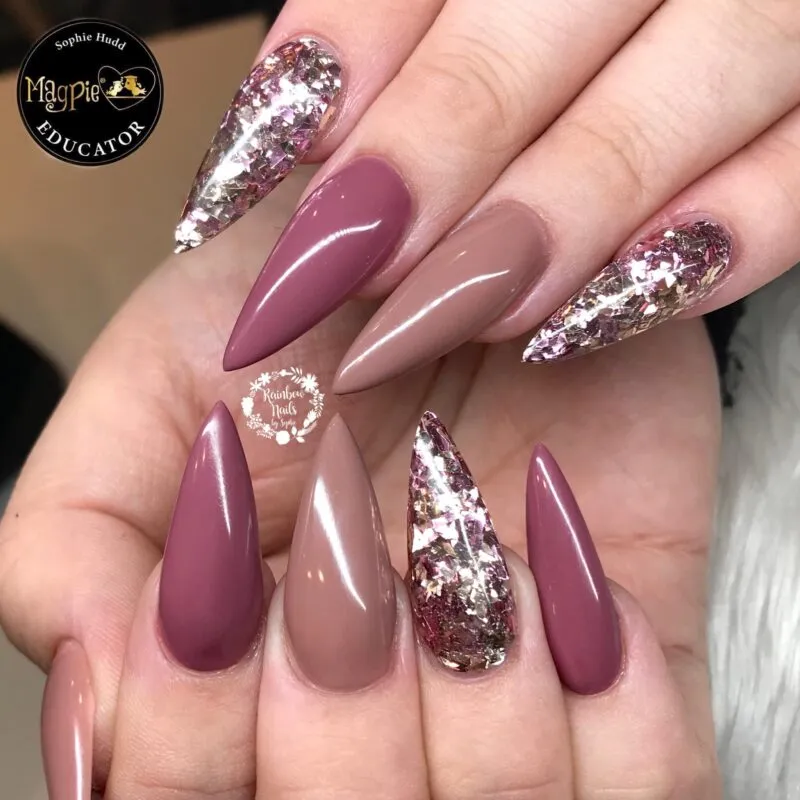 Indigo Nails Minnie Glitter neglitter fin