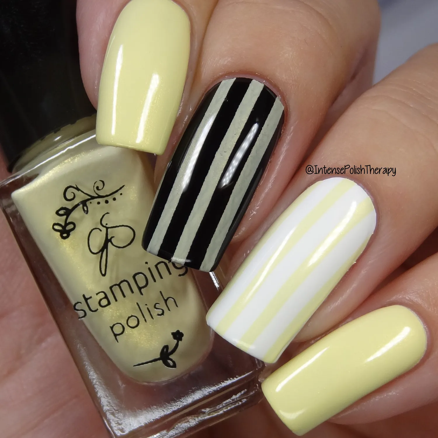 Clear Jelly Stamper 95 Love in the A.M. stamping lak gul 5 ml perle