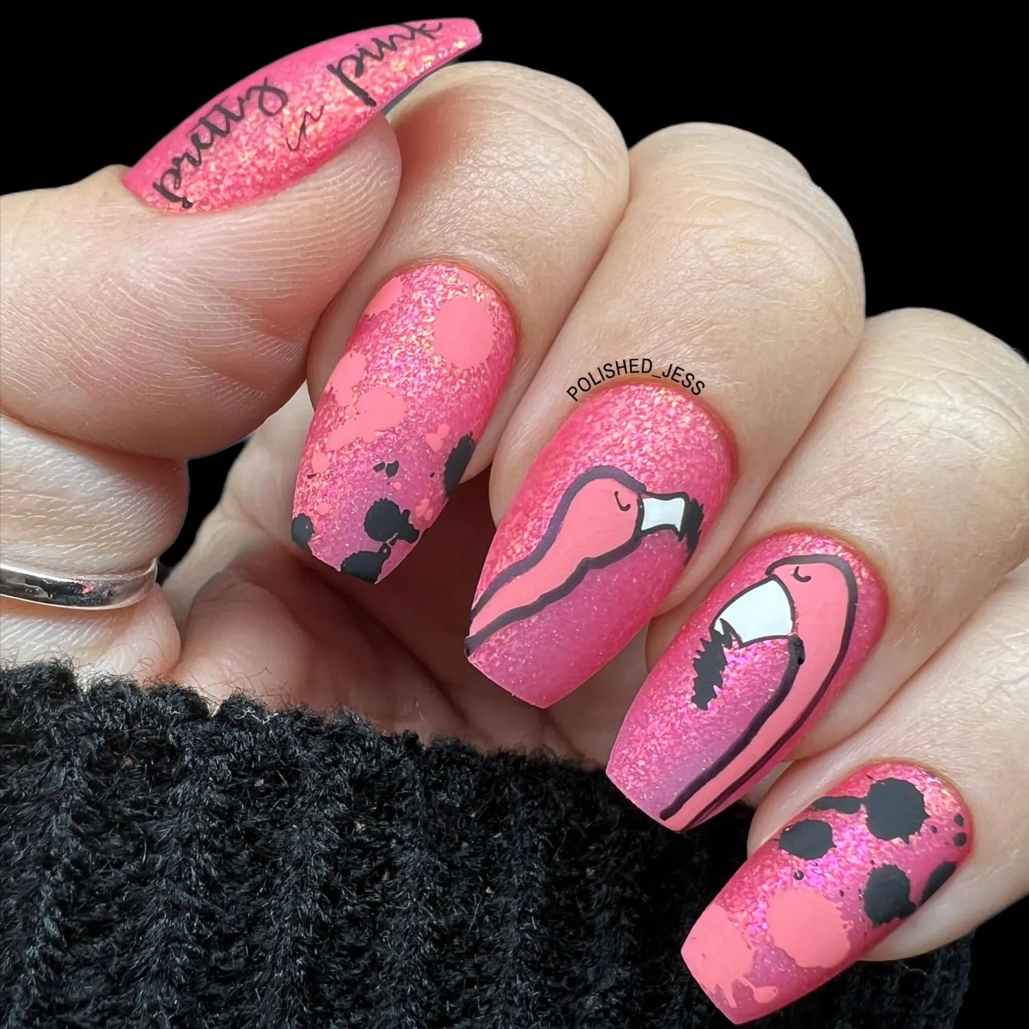 Clear Jelly Stamper XL-Five CjS-XL-Five stamping plade flamingo