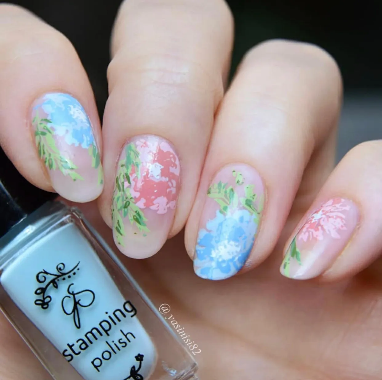 Clear Jelly Stamper CjS-81 Watercolor Garden stampingplade blomster