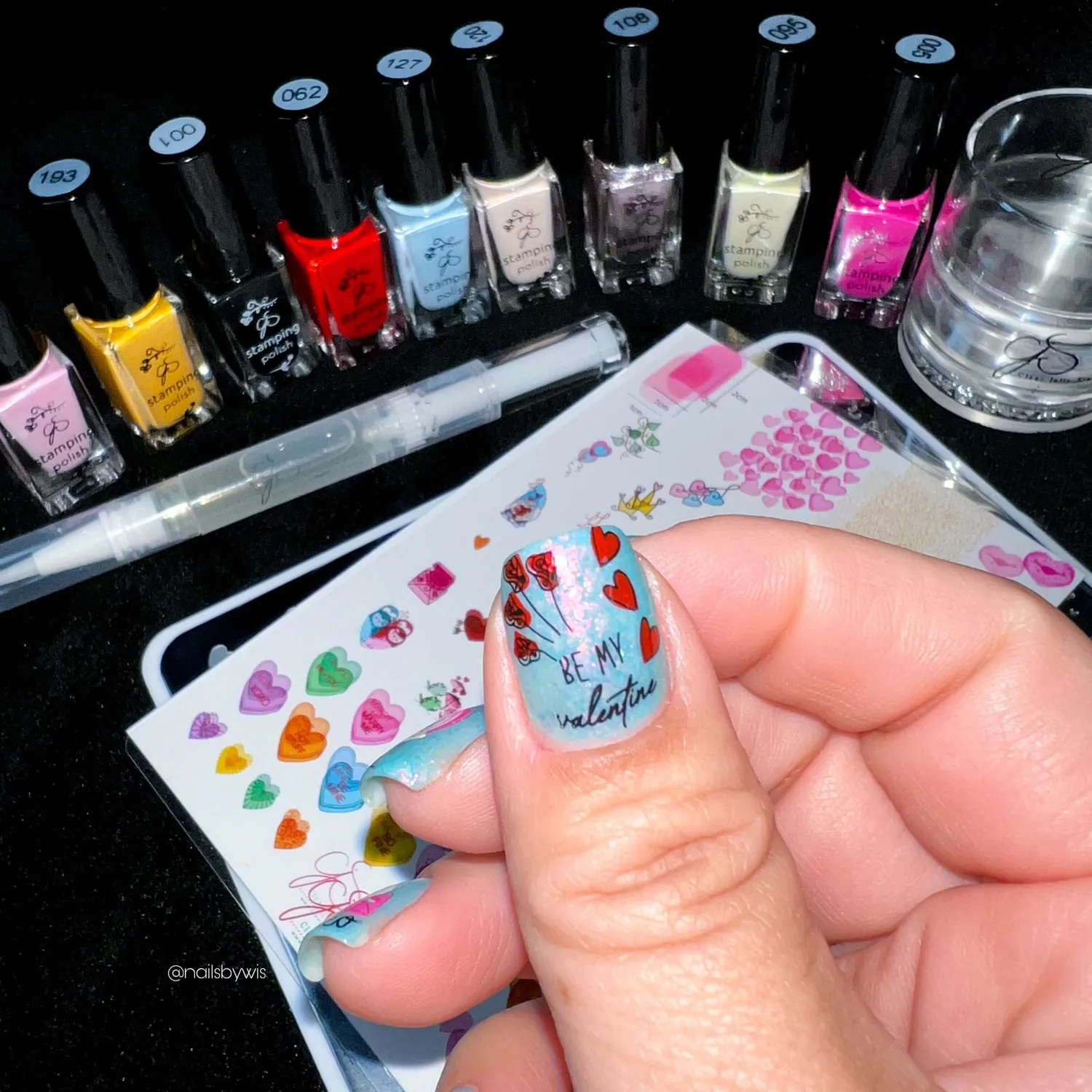 Clear Jelly Stamper Sweet Love CjSV-38 stempelplade valentine