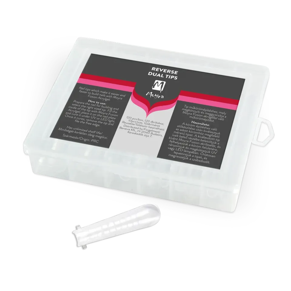 Moyra Reverse Tip Box 01 Square 120 stk dual