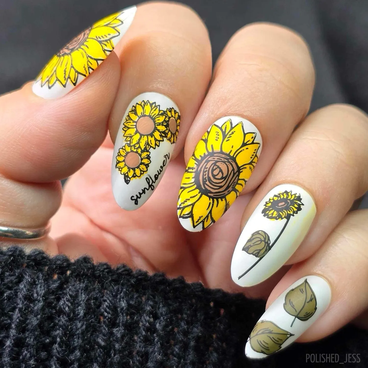 Clear Jelly Stamper CjS-370 Sunflower stampingplade blomst