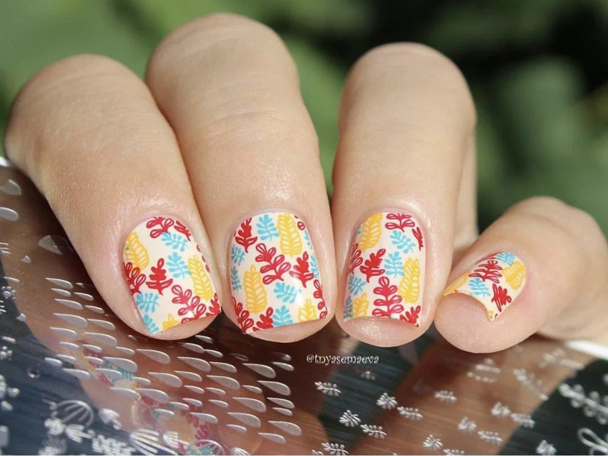 Clear Jelly Stamper CjS-133 Fallpaper stampingplade efterår