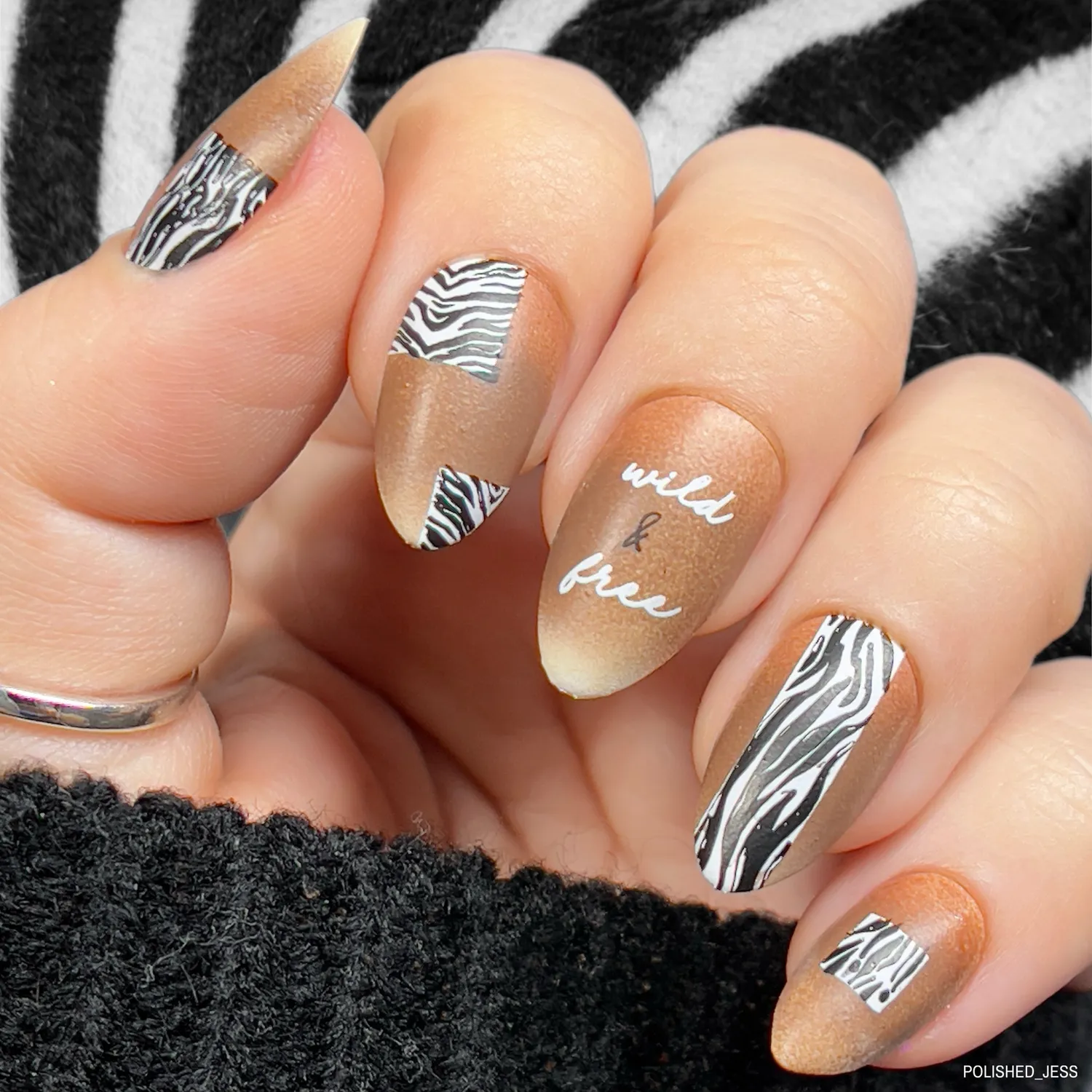 Clear Jelly Stamper CjS-342 Animal Print stamping plade
