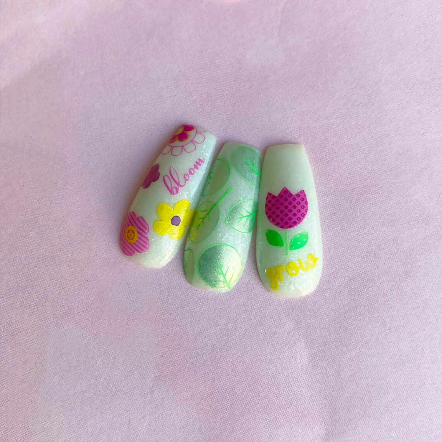 Clear Jelly Stamper Patterned Spring CjS-287 stampingplade blomster