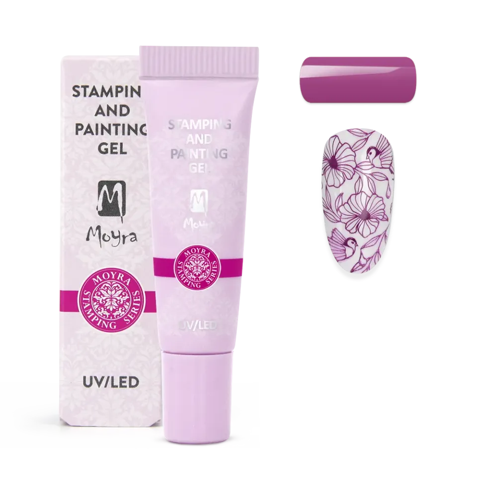 Moyra Stamping No. 15 Mauve gel 7 g 2-i-1