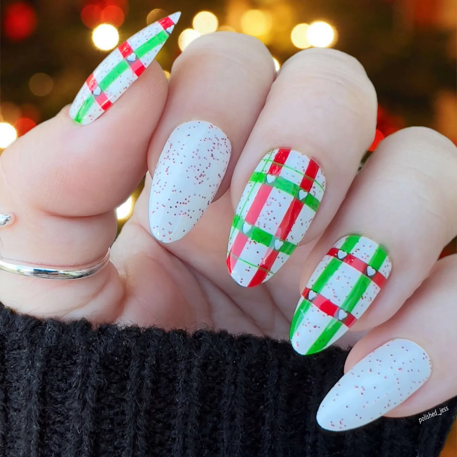 Clear Jelly Stamper Festive Plaid CjSC-83 stamping plade tern