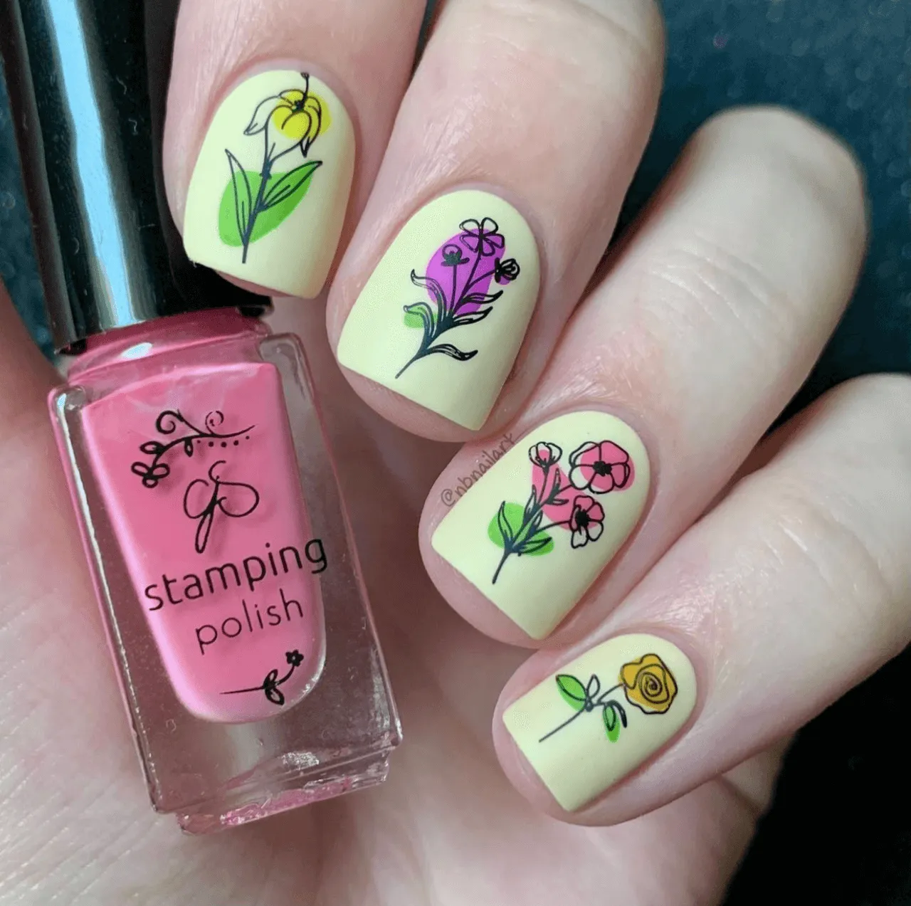 Clear Jelly Stamper Field of Flowers CJS-237 negleplade pæon