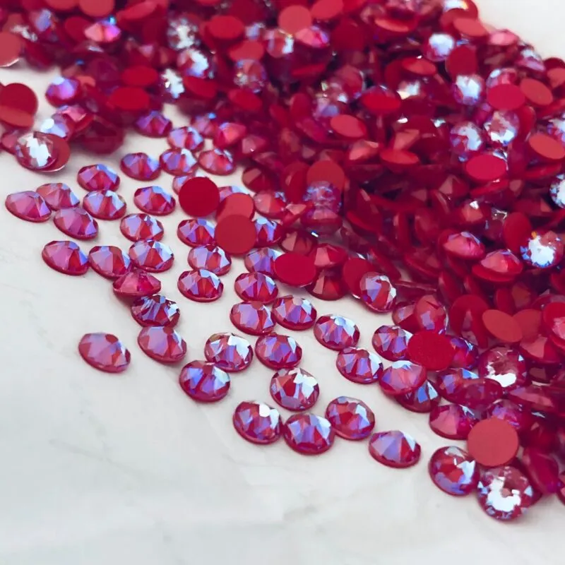 Beautystones Crystal Royal Red DeLite neglekrystaller