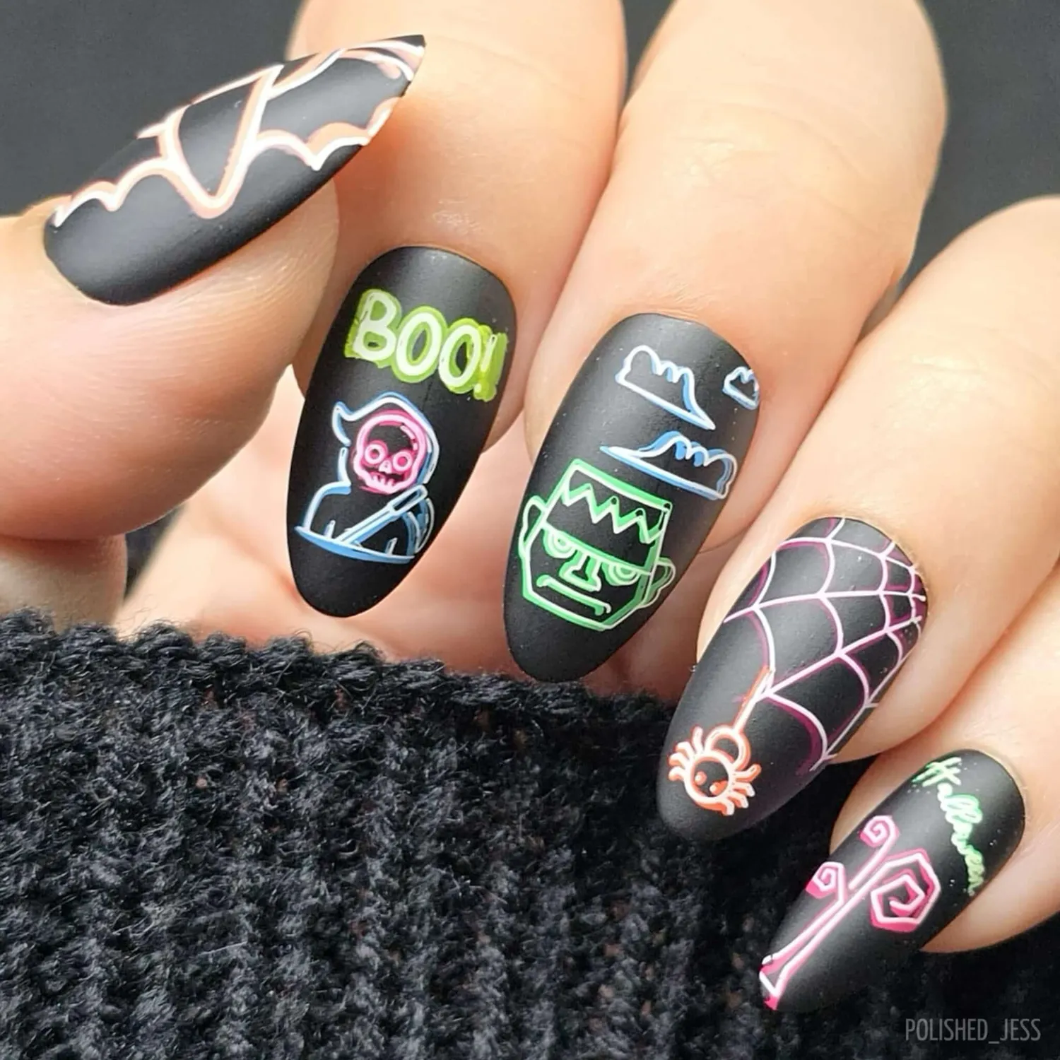 Clear Jelly Stamper CjSH-117 stempelplade Neon Nightmares