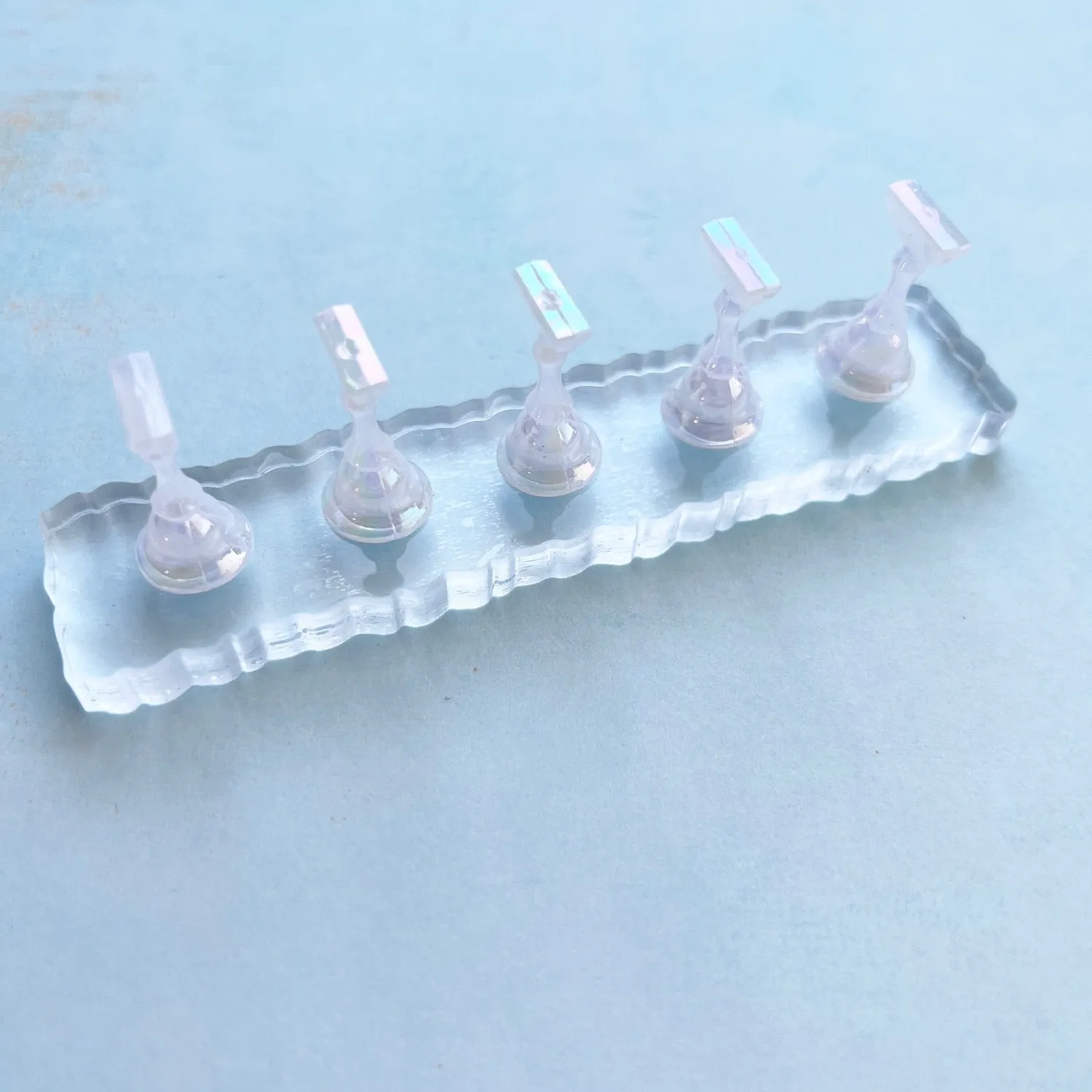 Clear Jelly Stamper 5 Tip holder akryl display natur