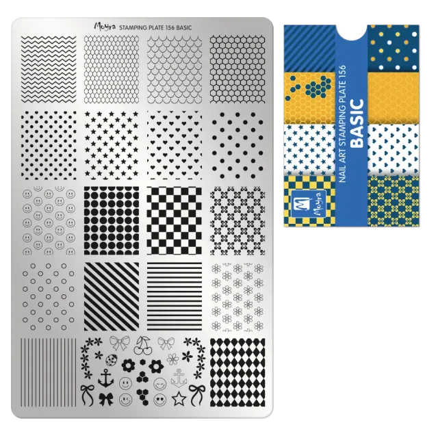 Moyra Stamping Plate 156 Basic negleskabelon