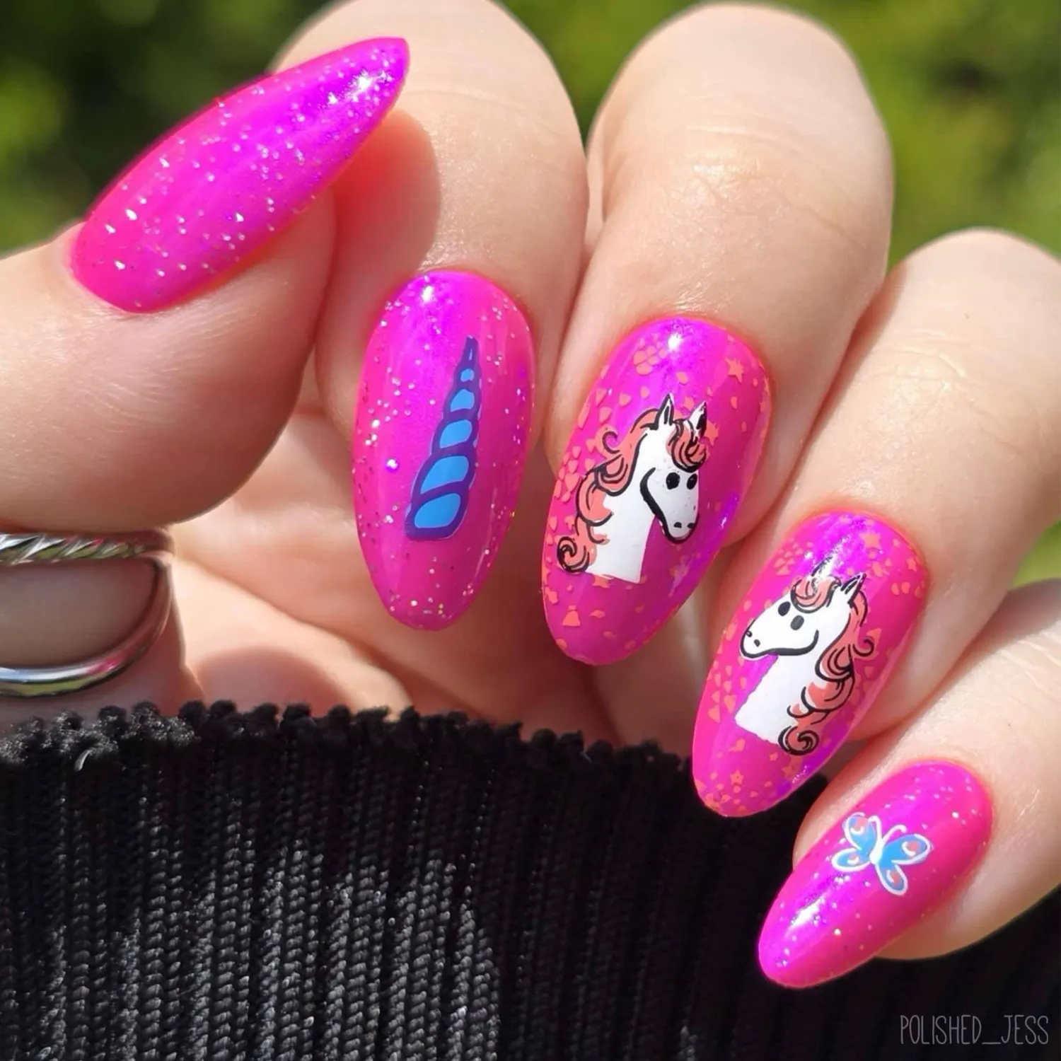 Clear Jelly Stamper CjS-94 Lil Unicorn stempelplade enhjørning