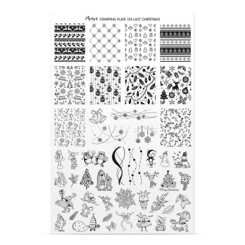 Moyra Try-on Plate Sheet 154 stampingark