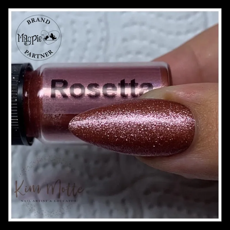 Indigo Nails Beautystones Rosetta Chrome neglepulver spejl