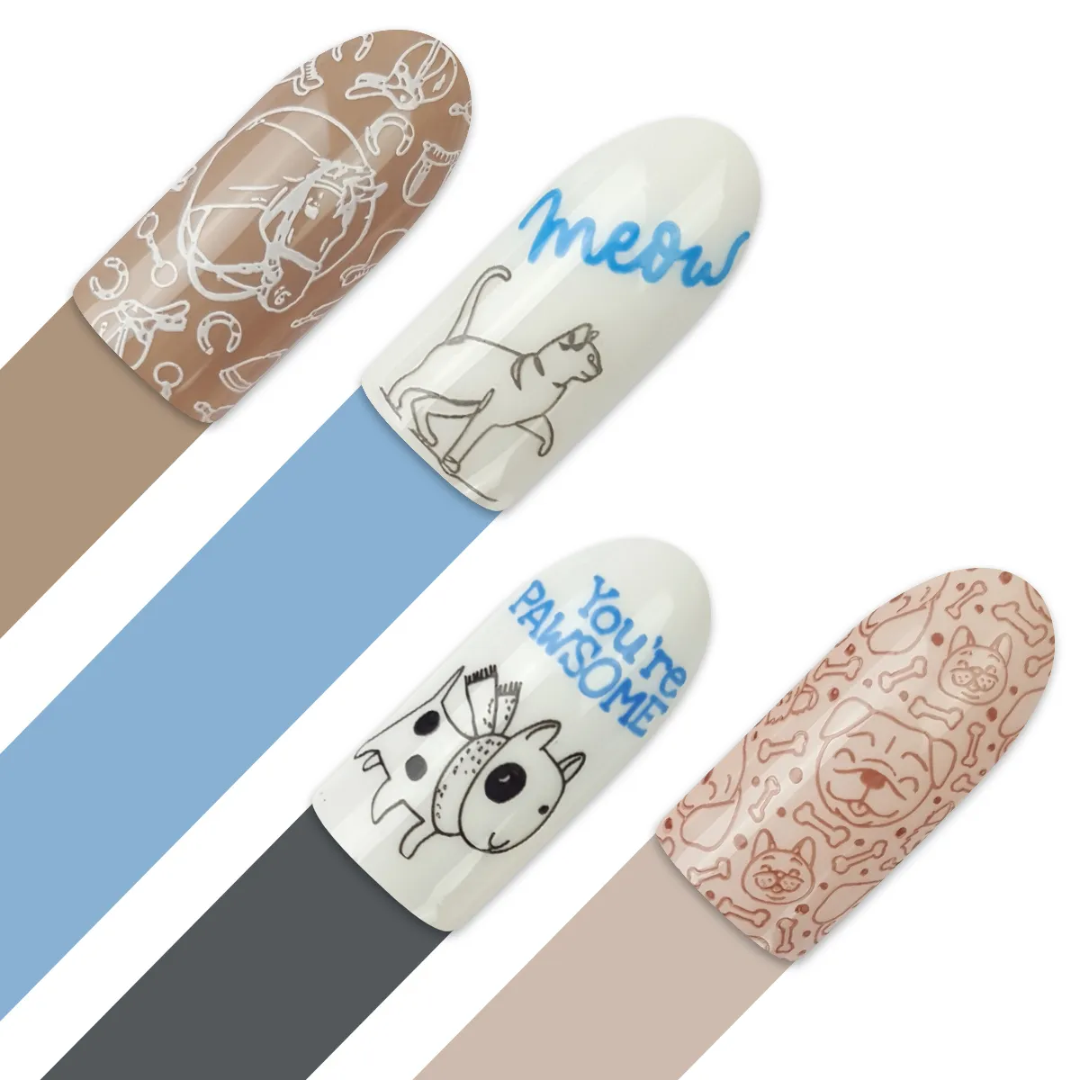 Moyra 142 My Little Pet Shop stampingplade stor dyremotiv