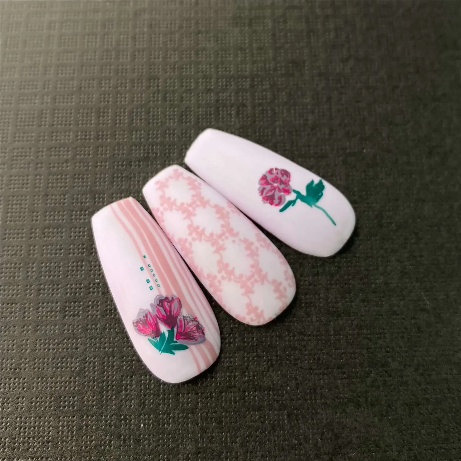 Clear Jelly Stamper Floral Blossom CjS-282 stampingplade 8x8 blomster