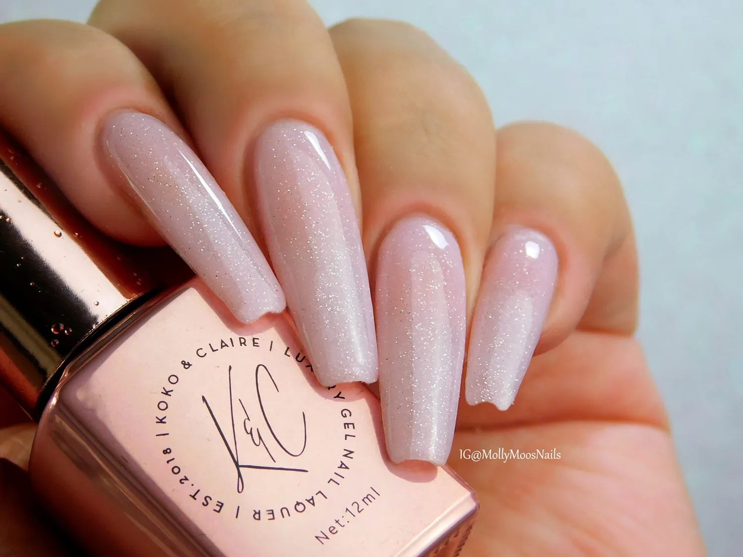 KoKo & Claire 0137 Pink Sand gellak 12ml sheer rosa