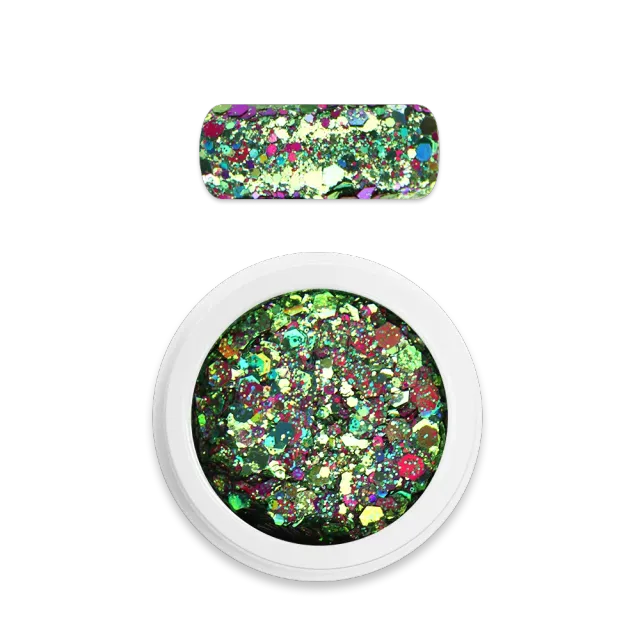Moyra Holo Glitter Mix 18 Chameleon Green 3 g