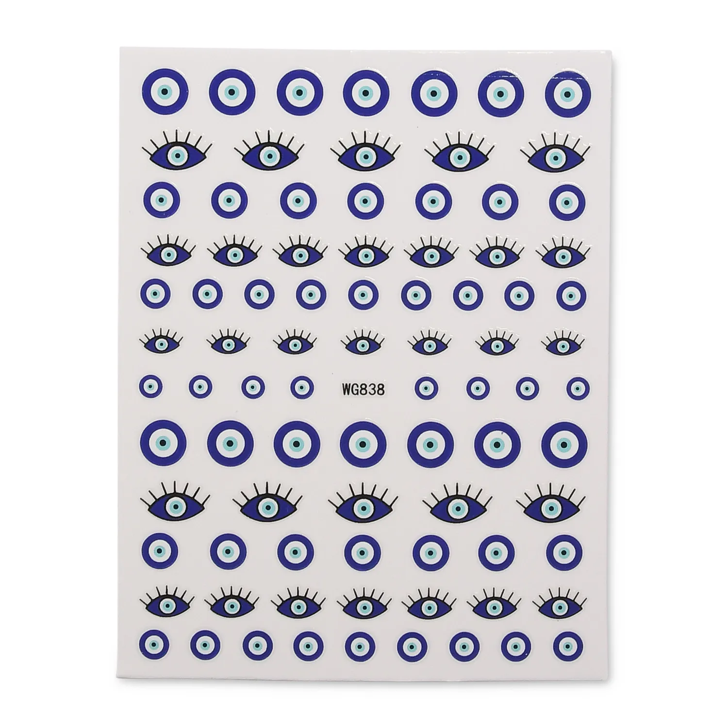 Moonflair Nail Art Stickers negle Evil Eye Mix