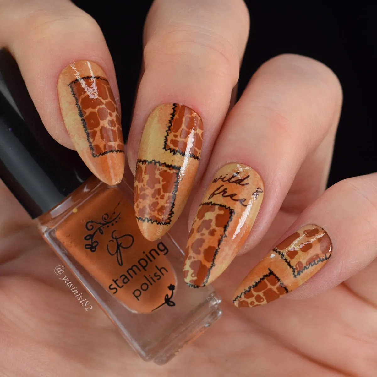 Clear Jelly Stamper CjS-342 Animal Print stamping plade