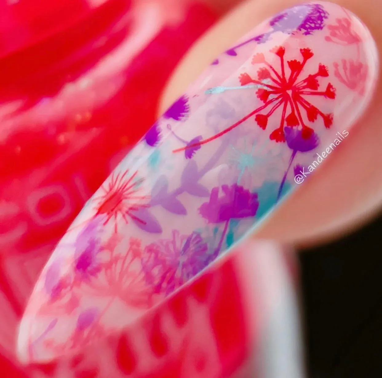 Clear Jelly Stamper Feel Free CjS-158 stampingplade mælkebøtte