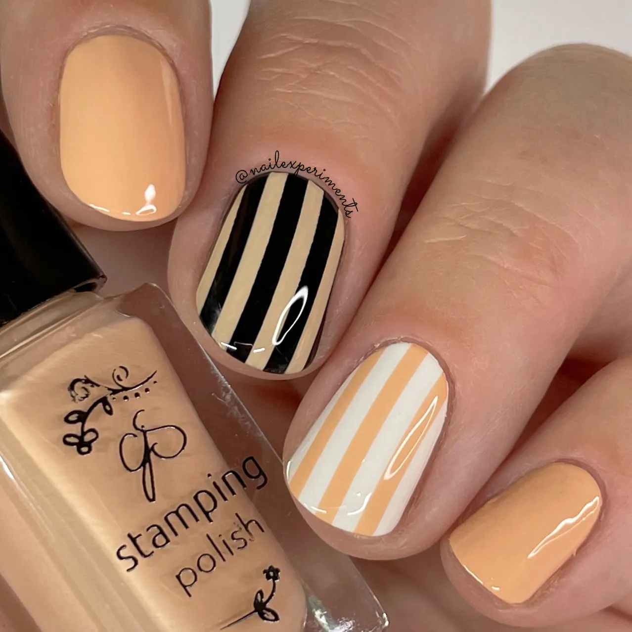 Clear Jelly Stamper 119 Peach stamping lak nude fersken 5 ml
