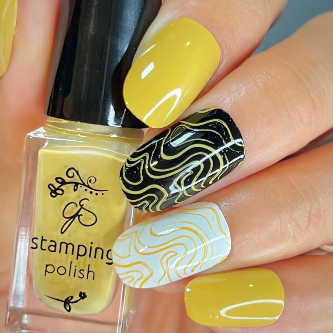 Clear Jelly Stamper 135 Sweet Potato Pie stamping lak 5 ml dæmpet gul