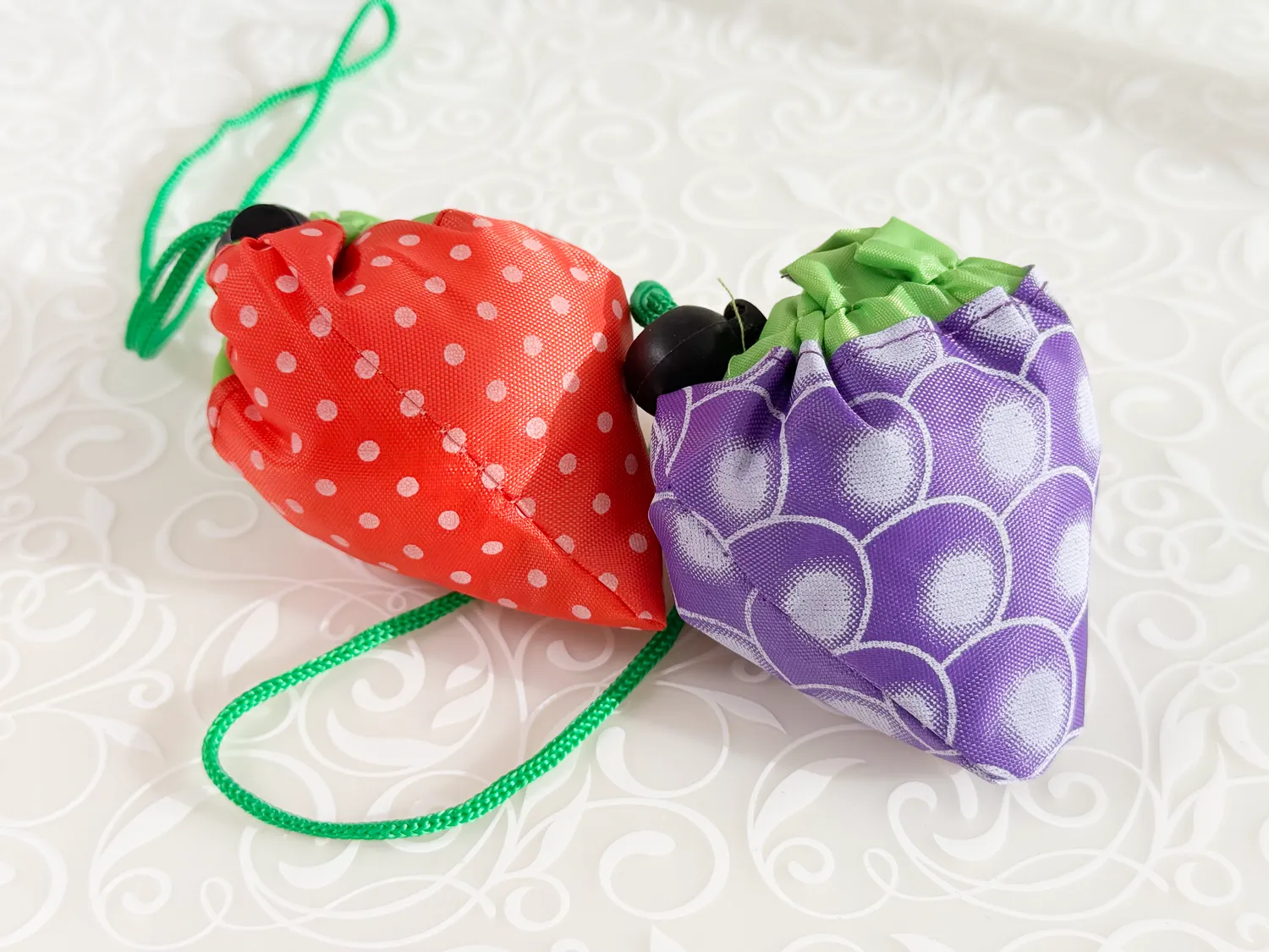 Clear Jelly Stamper Shopping Bag stofpose Strawberry Grape