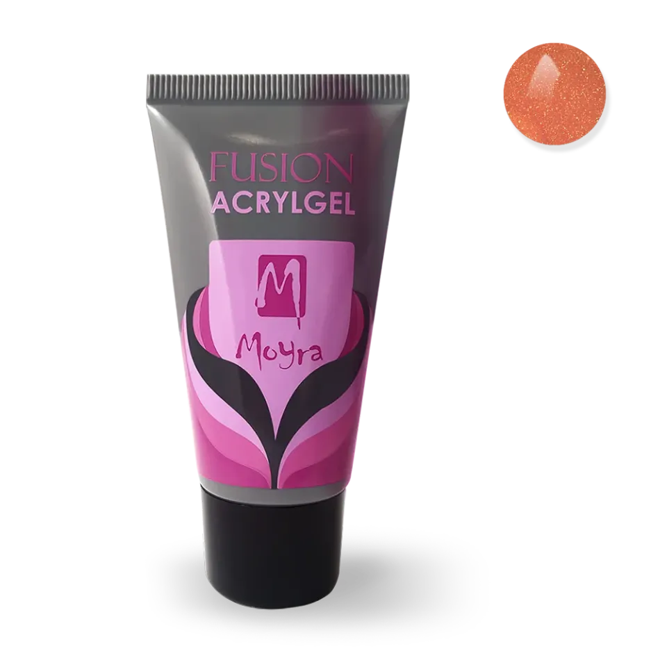 Moyra Fusion 105 Peach Shine acrylgel 30 ml fleksibel